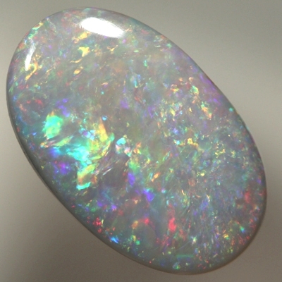 SOLID SEMI BLACK OPAL Sparkling bright multicolour